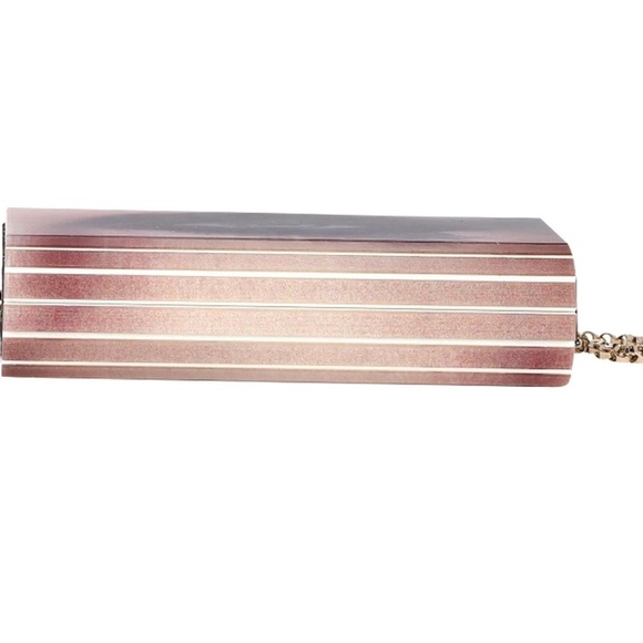 Jimmy Choo Gold and Black Evening Clutch - Picture 3 of 5